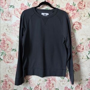 3-American Giant Men’s Charcoal Gray Midweight Crewneck Sweatshirt sz S USA MADE